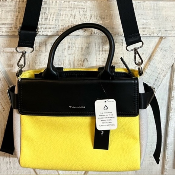 NWT Tahari Satchel Bag with Multi use Strap - Picture 2 of 12